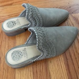 Vince Camuto Sona Casual Leather Mules Size 7